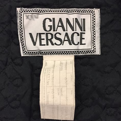 original gianni versace clothes|vintage Gianni Versace label.